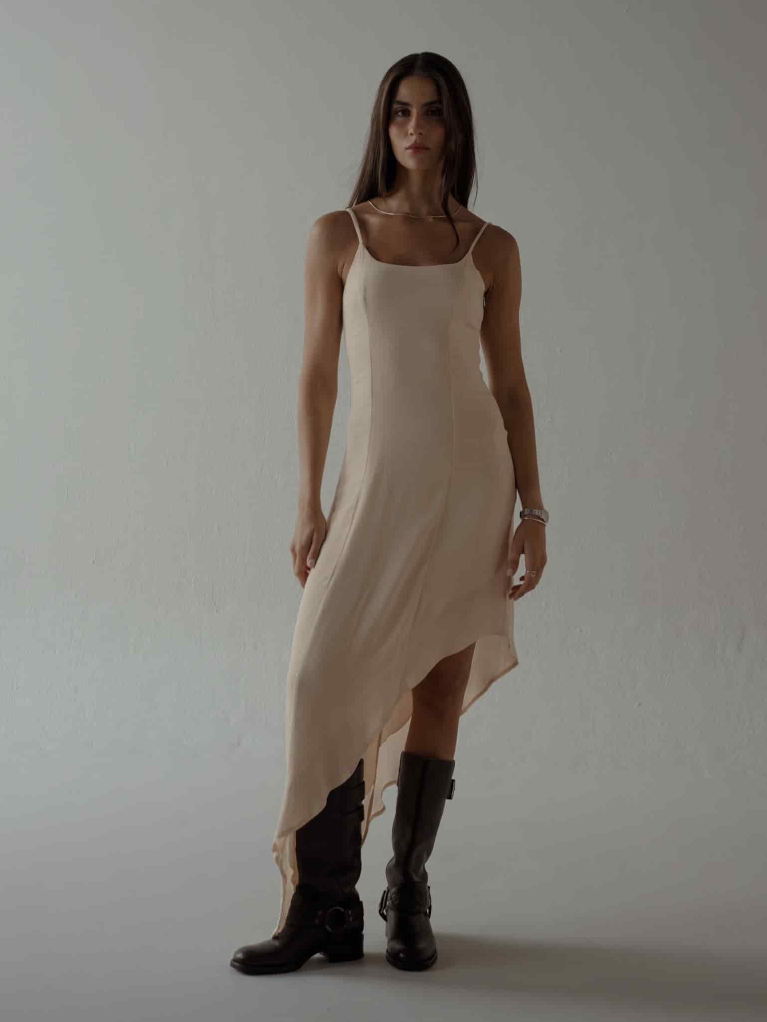 THE MINIMAL DRESS - NATURAL - miniatura 5