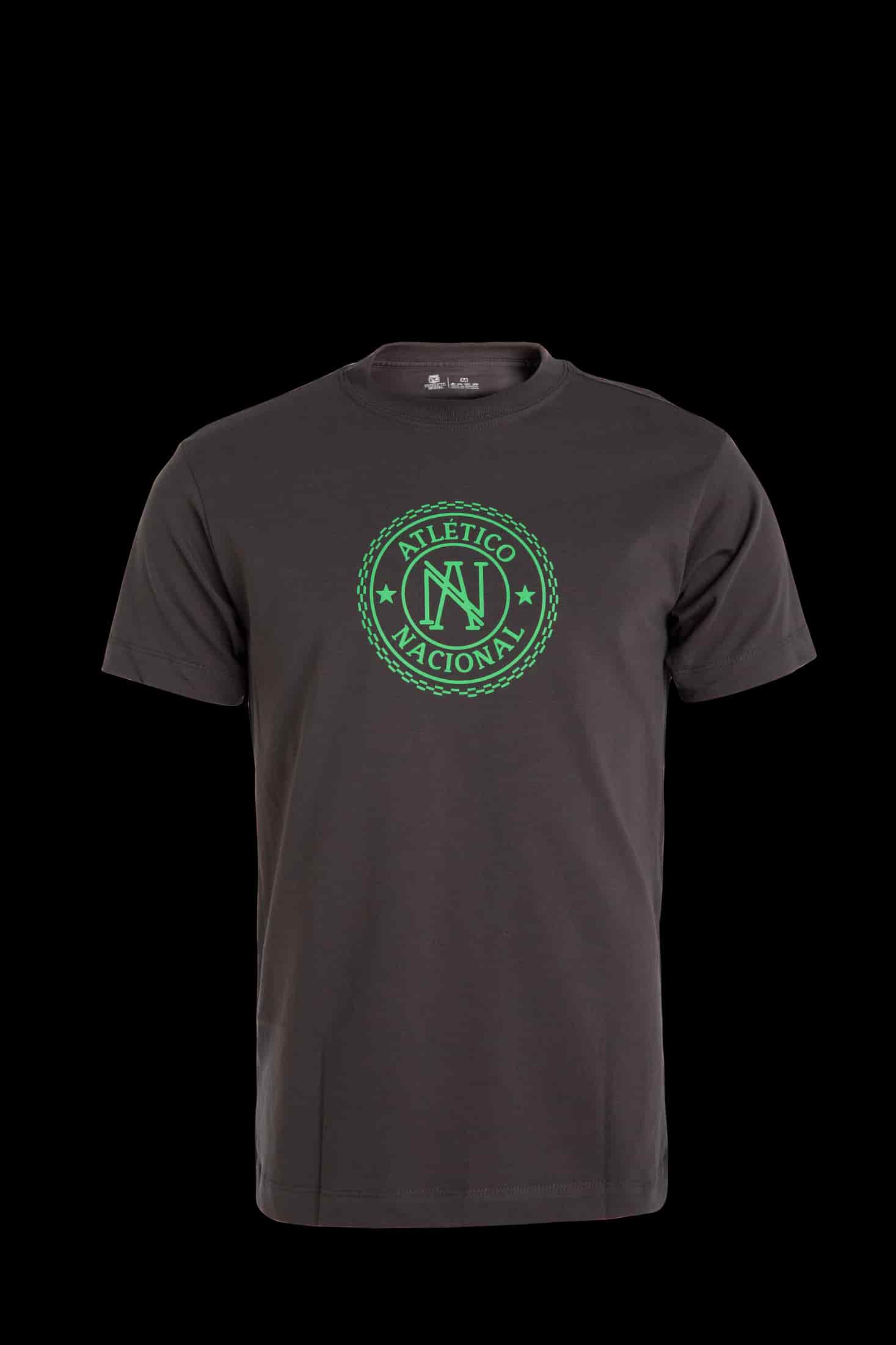 CAMISETA GRIS OSCURO CIRCULO - miniatura 1