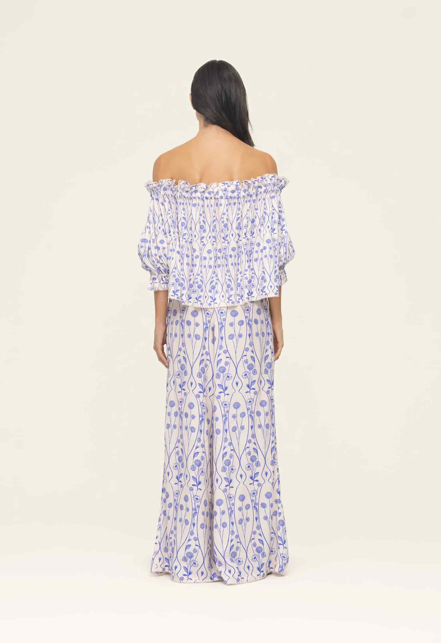 Urucu Petalo Blouse - miniatura 3