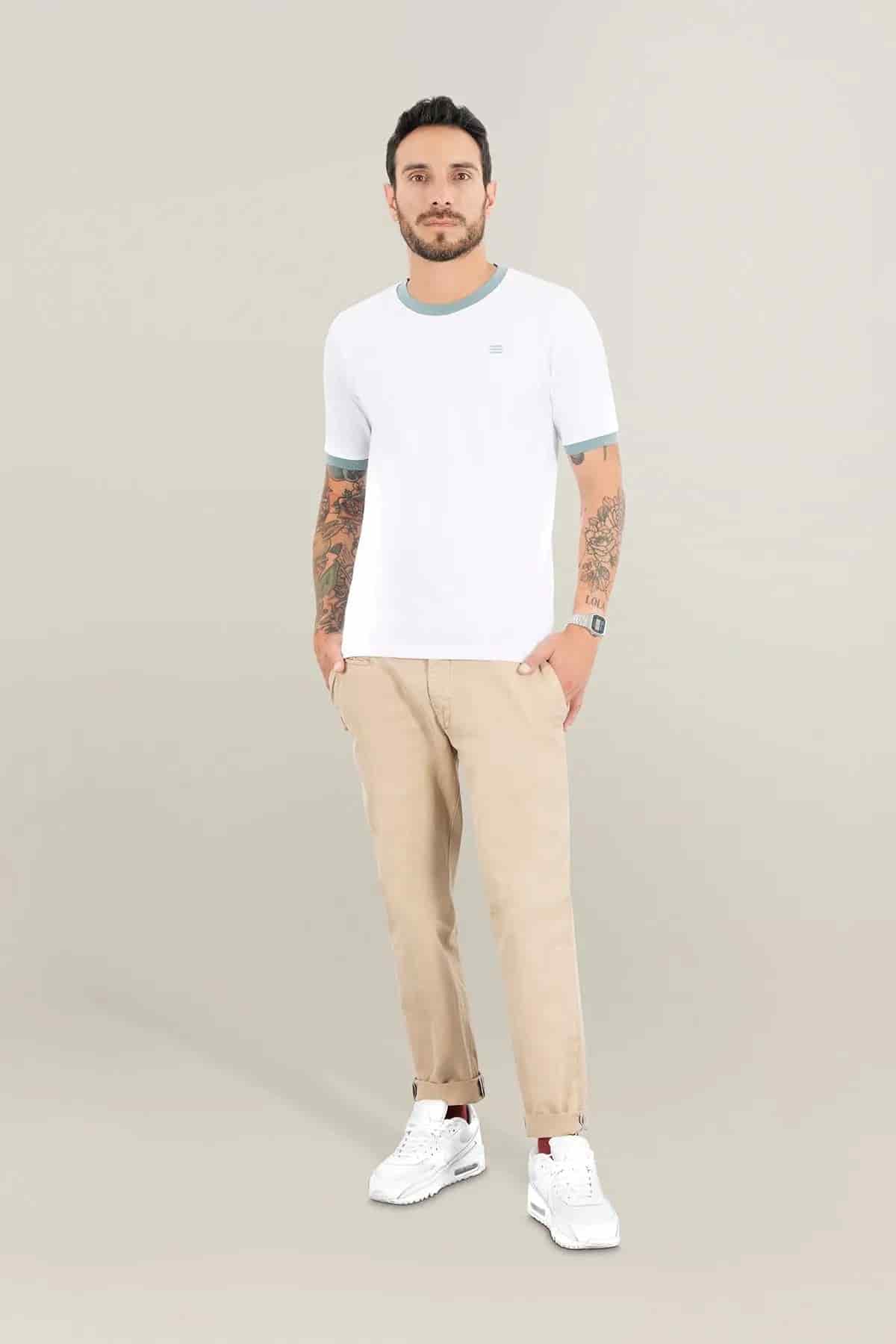 Camiseta - Bianca Collo Oliva - miniatura 5