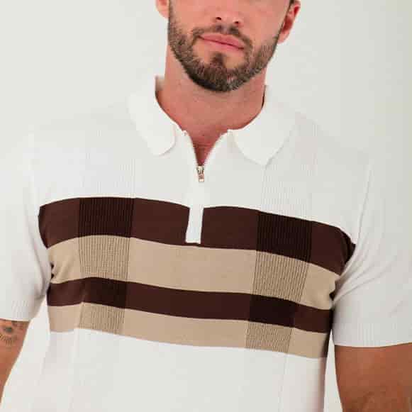 SUETER POLO MODA TEJIDO HOMBRE - miniatura 3