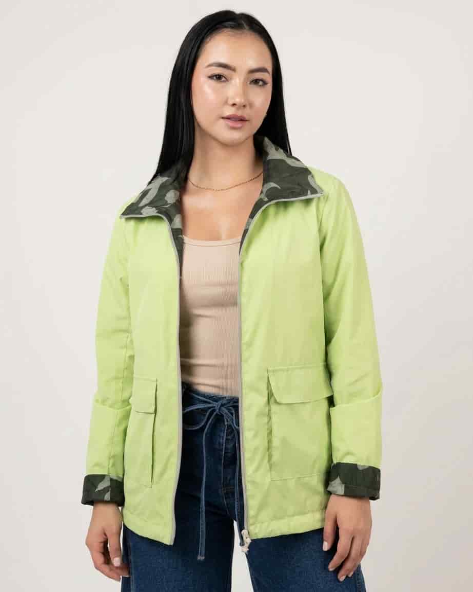 Chaqueta Doble Faz verde - miniatura 3