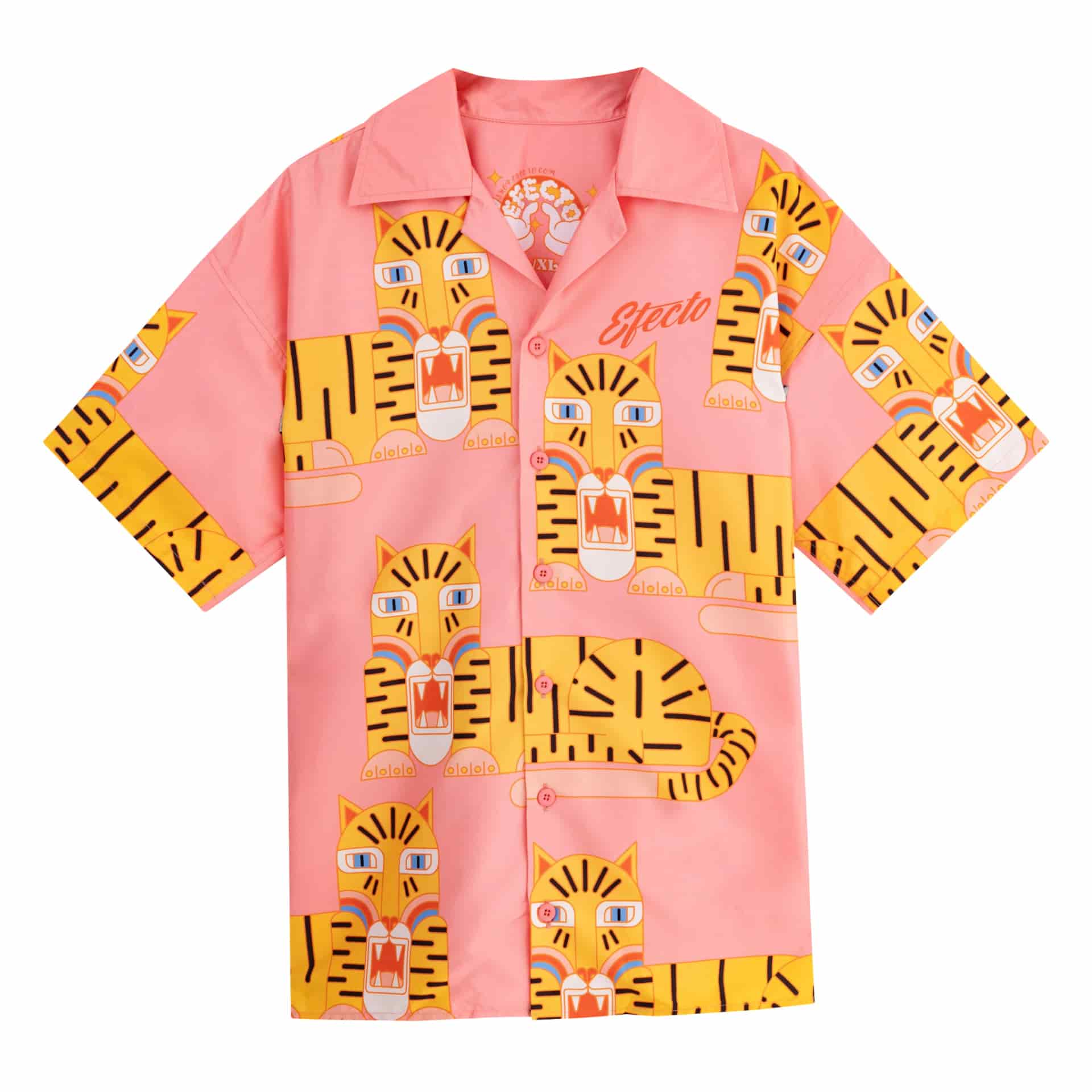 CAMISA FELINE PINK - miniatura 1
