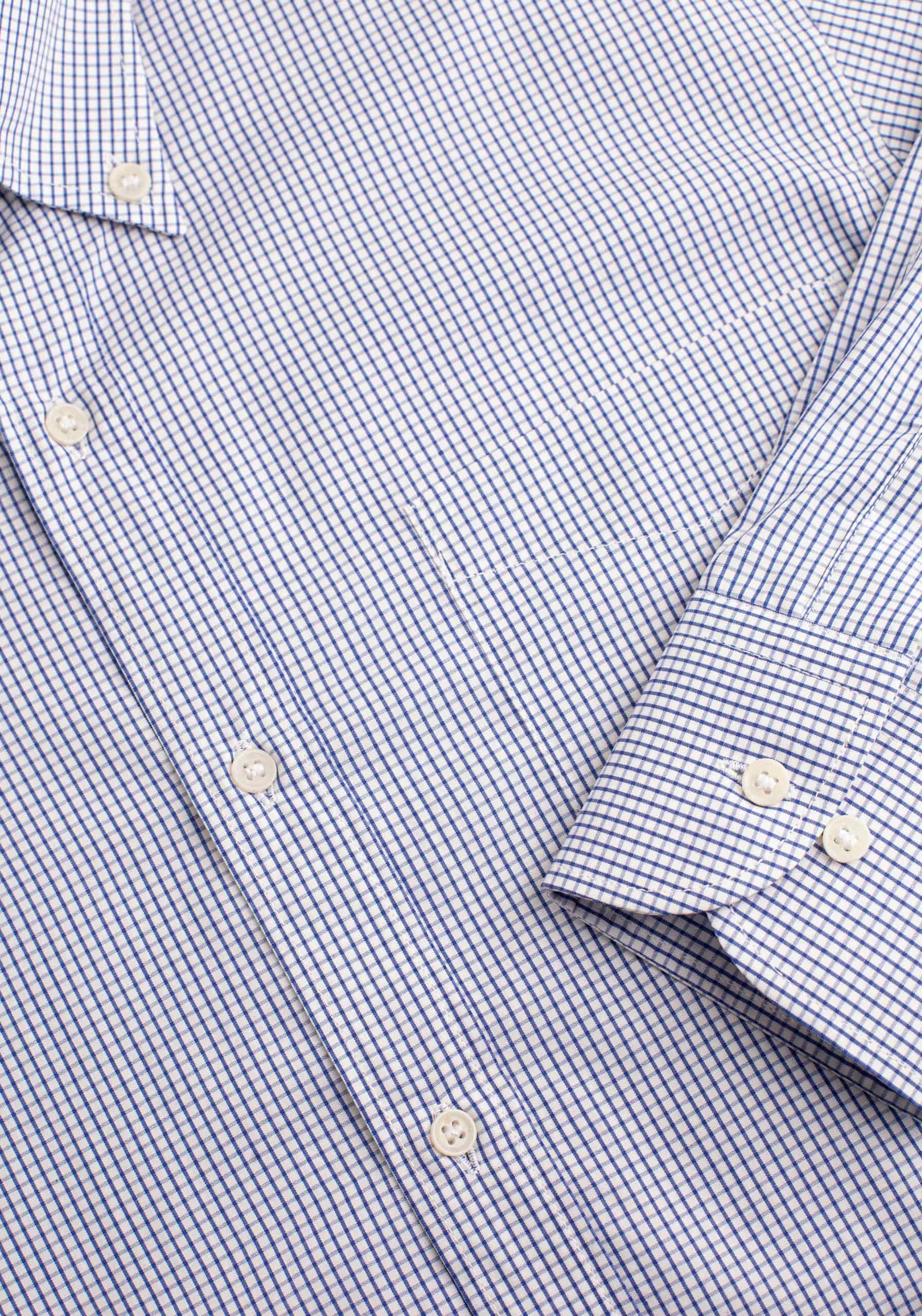 Camisa H CBD Cuadros Peq Azul Osc - miniatura 7