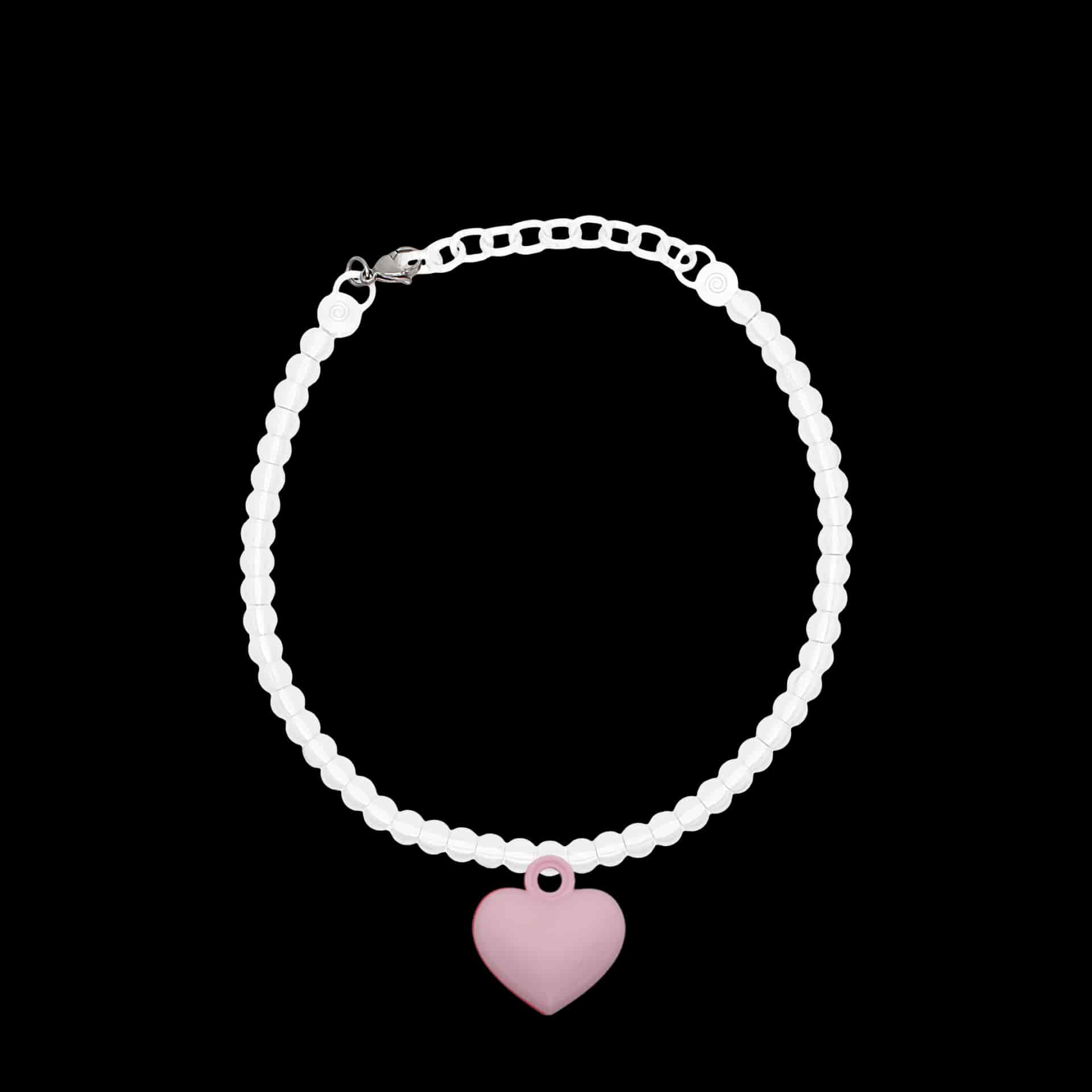 COLLAR CON CADENA DE PERLAS Y DIJE DE RELICARIO - miniatura 1