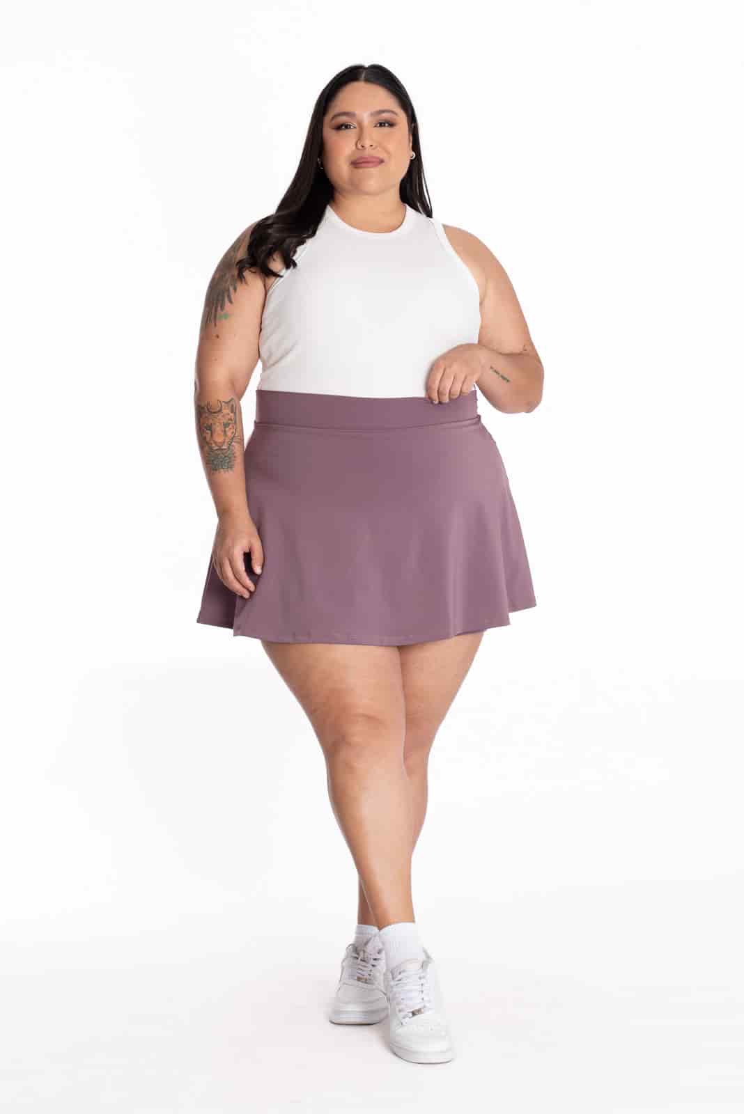 Falda Short Serena Morado - miniatura 4
