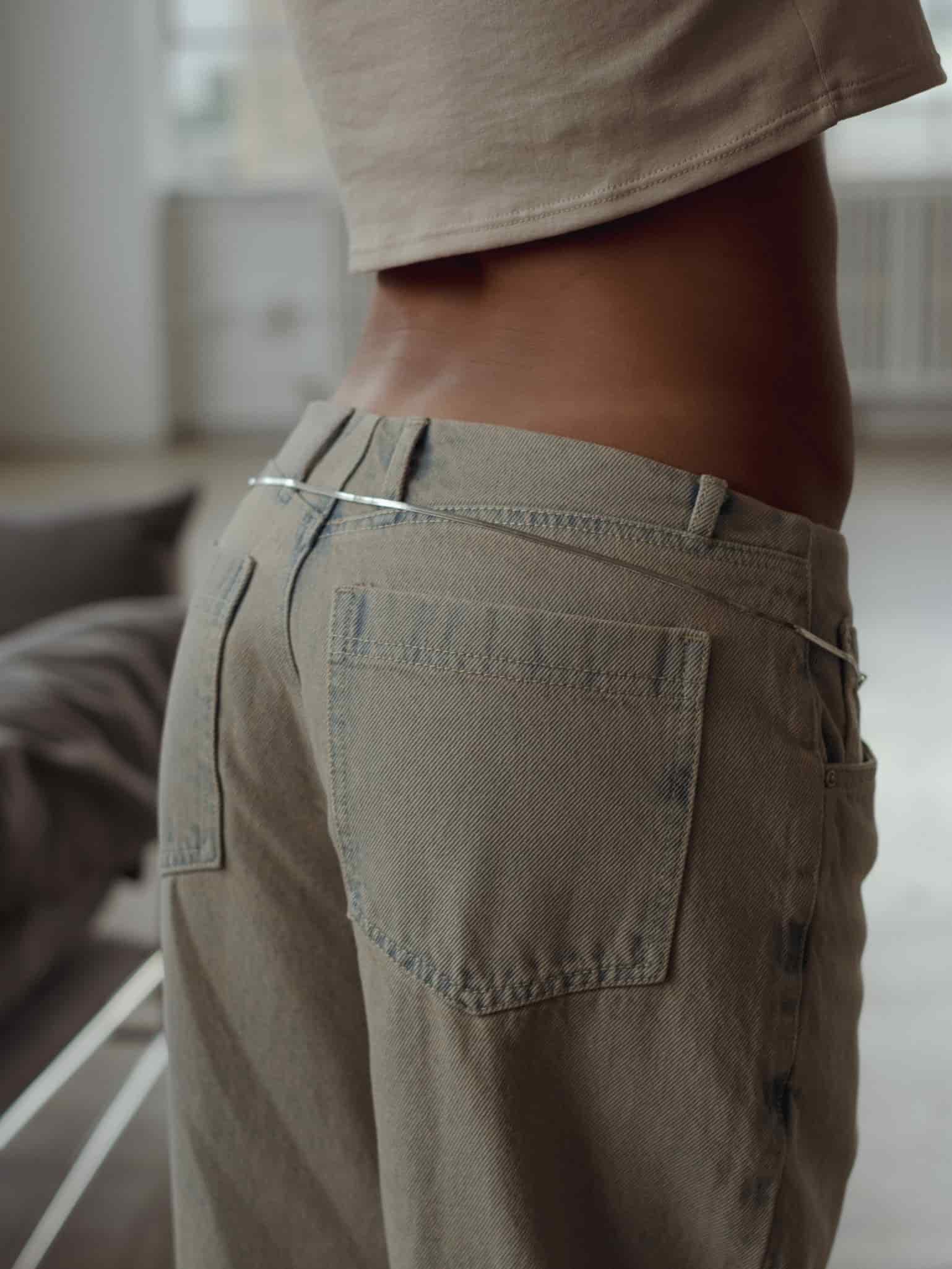 NEW WAISTLESS JEAN - DIRTY PINK - miniatura 9