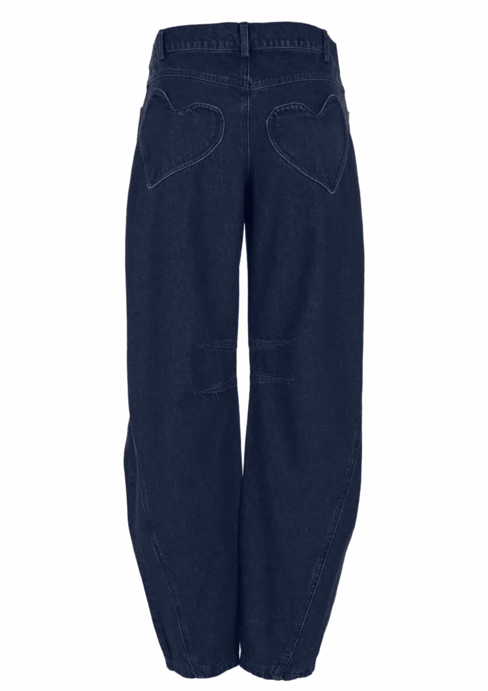 Two Hearts Barrel Pants Blue - miniatura 2