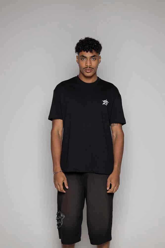 Camiseta Courage Regular-Negra - miniatura 7