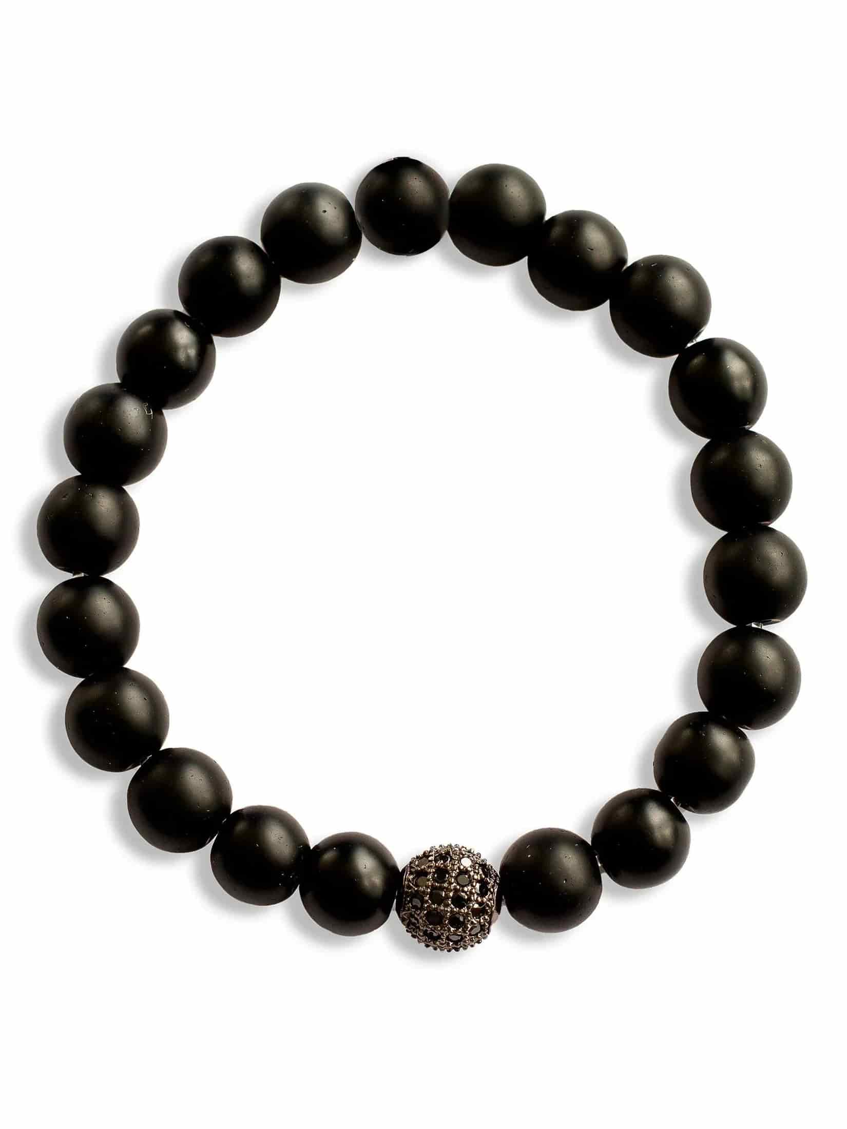 Brazalete All Black 8mm - miniatura 1