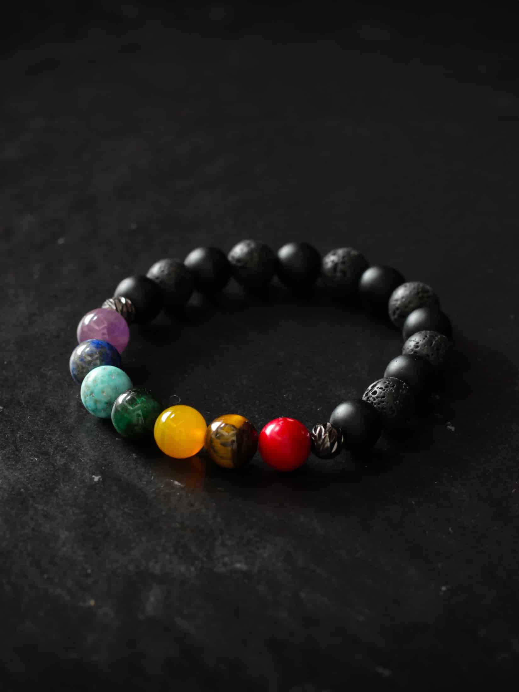 Brazalete 7 Chakras 8mm - miniatura 1
