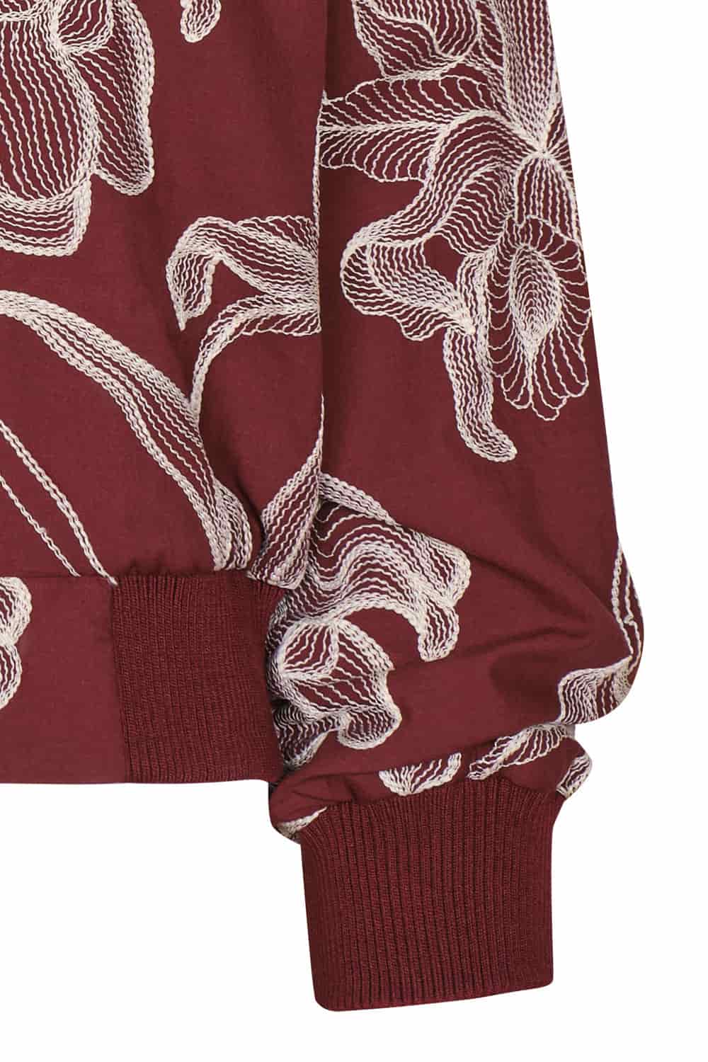 Chaqueta galeria vinotinto - miniatura 5