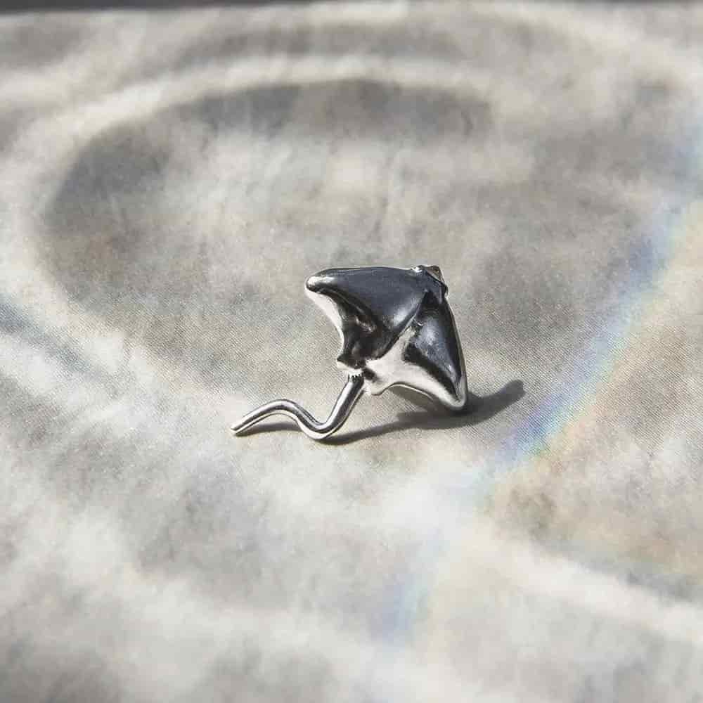 Earcuff Raya águila moteada - miniatura 4