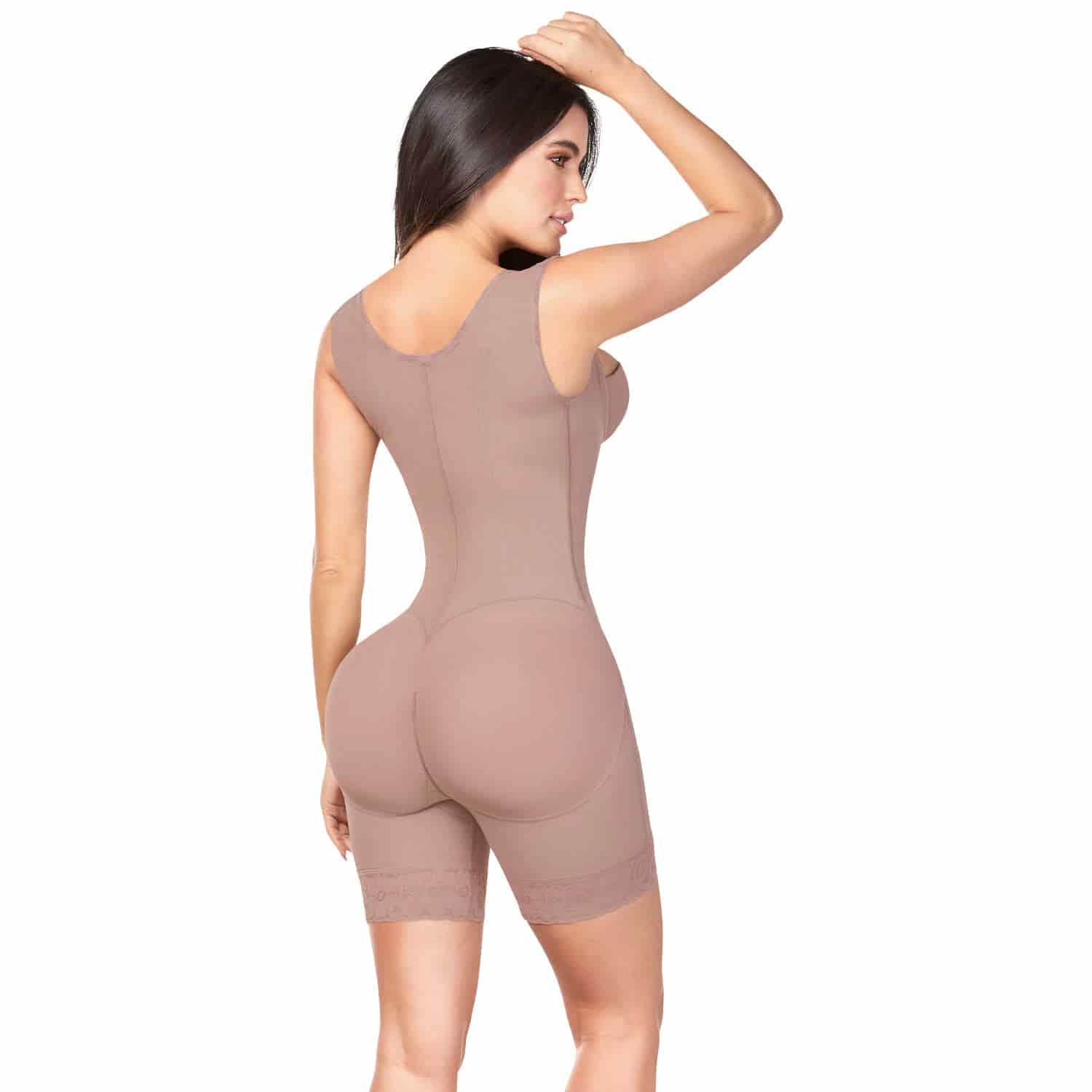 Faja Colombiana Tipo Short 4 Broches Reloj de Arena Mujer - miniatura 2