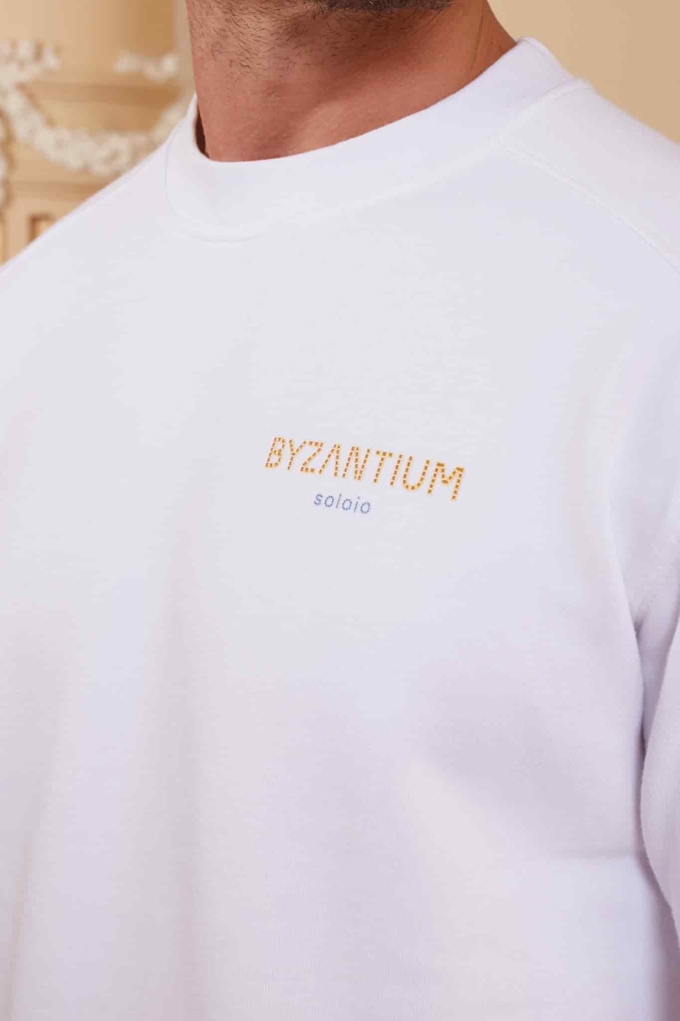 Men's san vitale sweatshirt white - miniatura 4