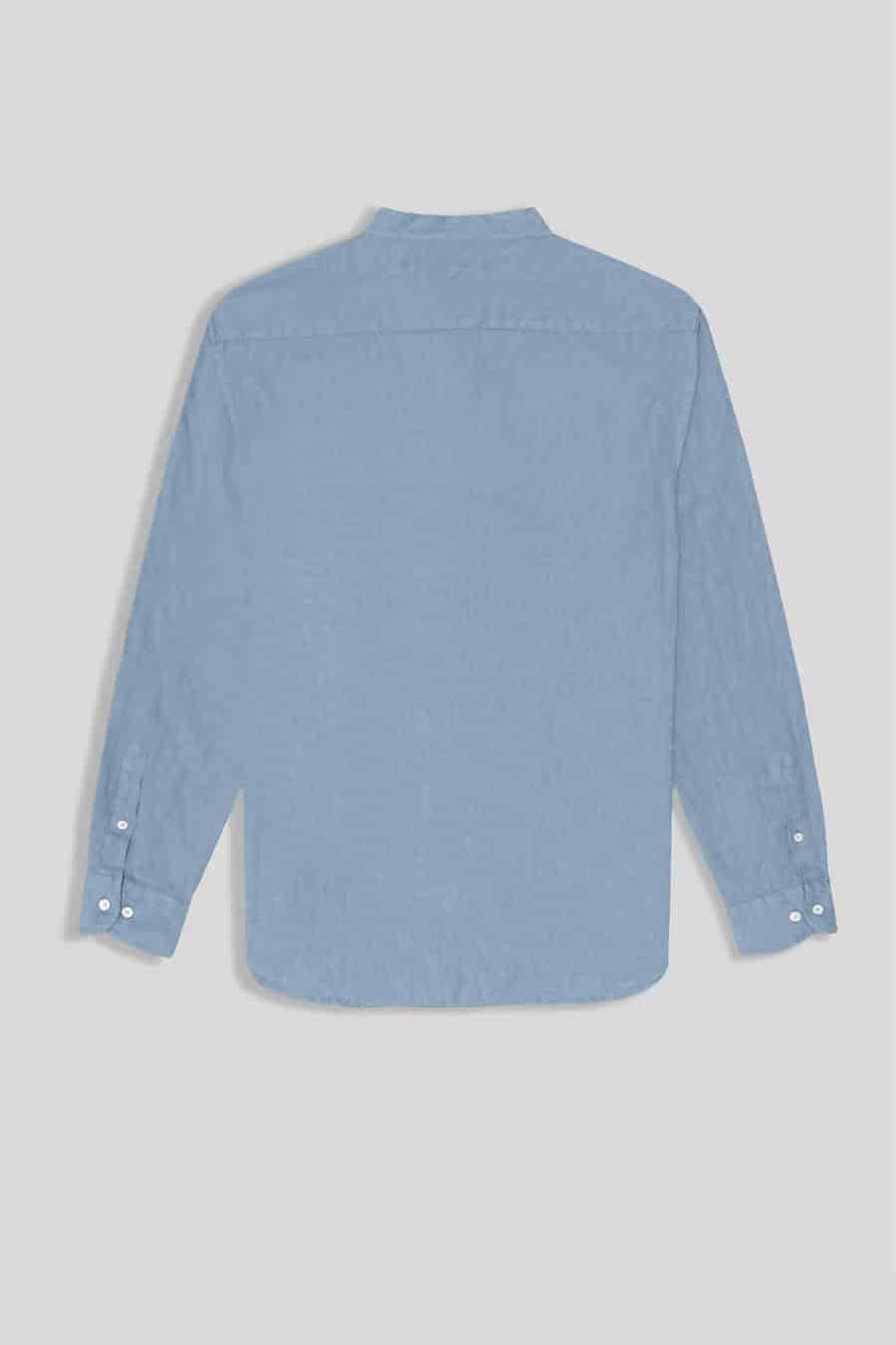 Men's linen shirt mao skyway - miniatura 2