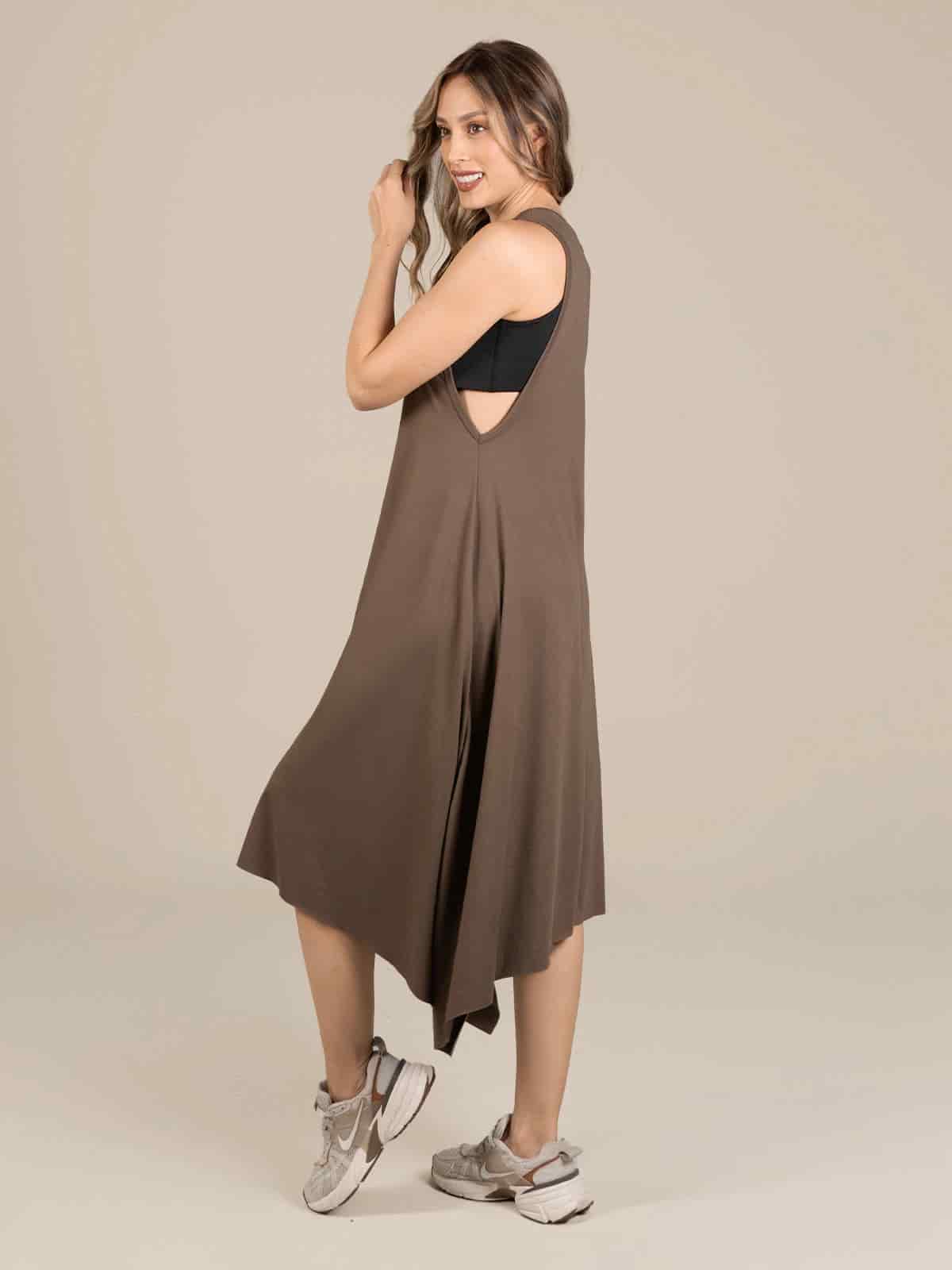 Vestido danila melon cafe - miniatura 5