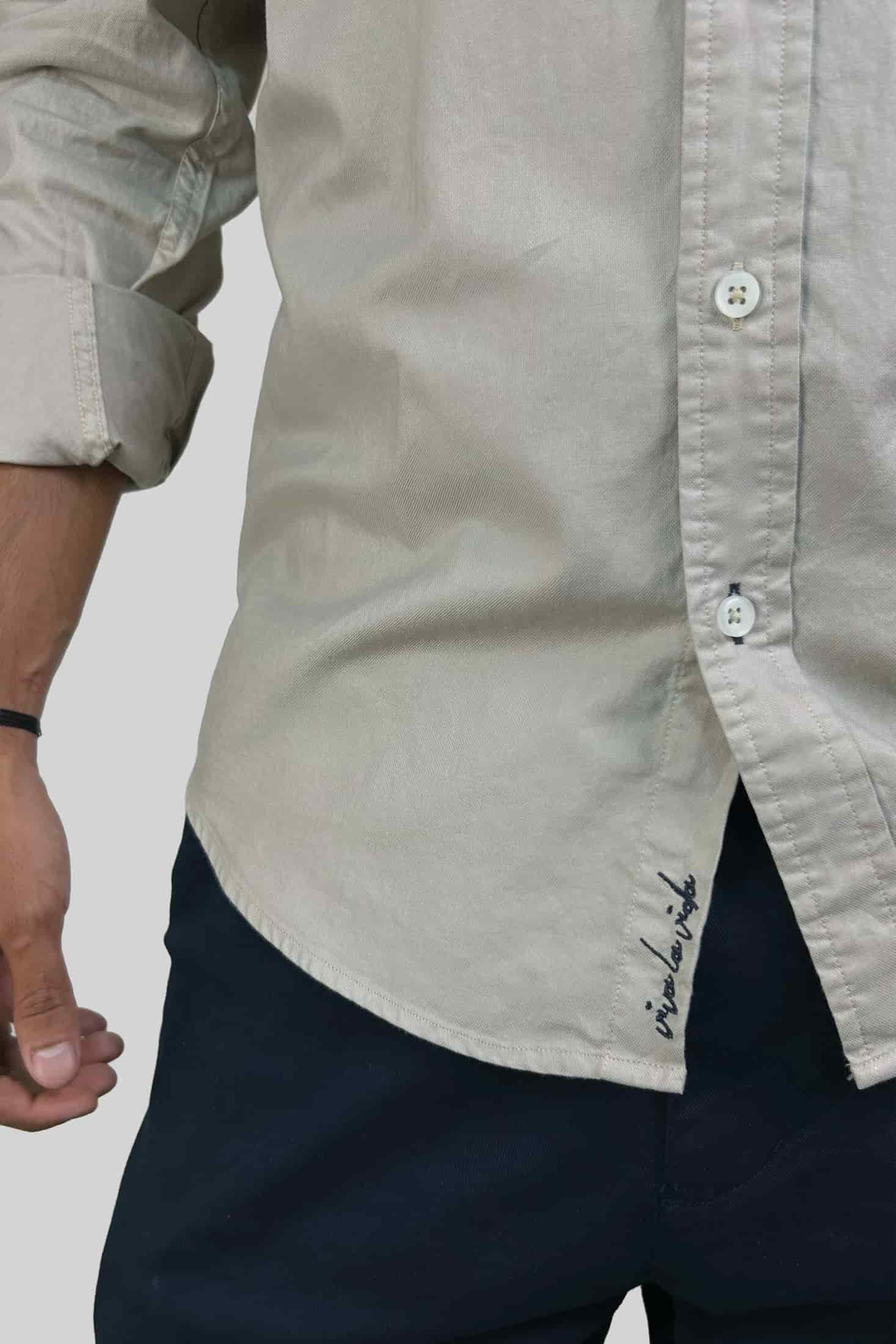 CAMISA OXFORD KHAKI - miniatura 6