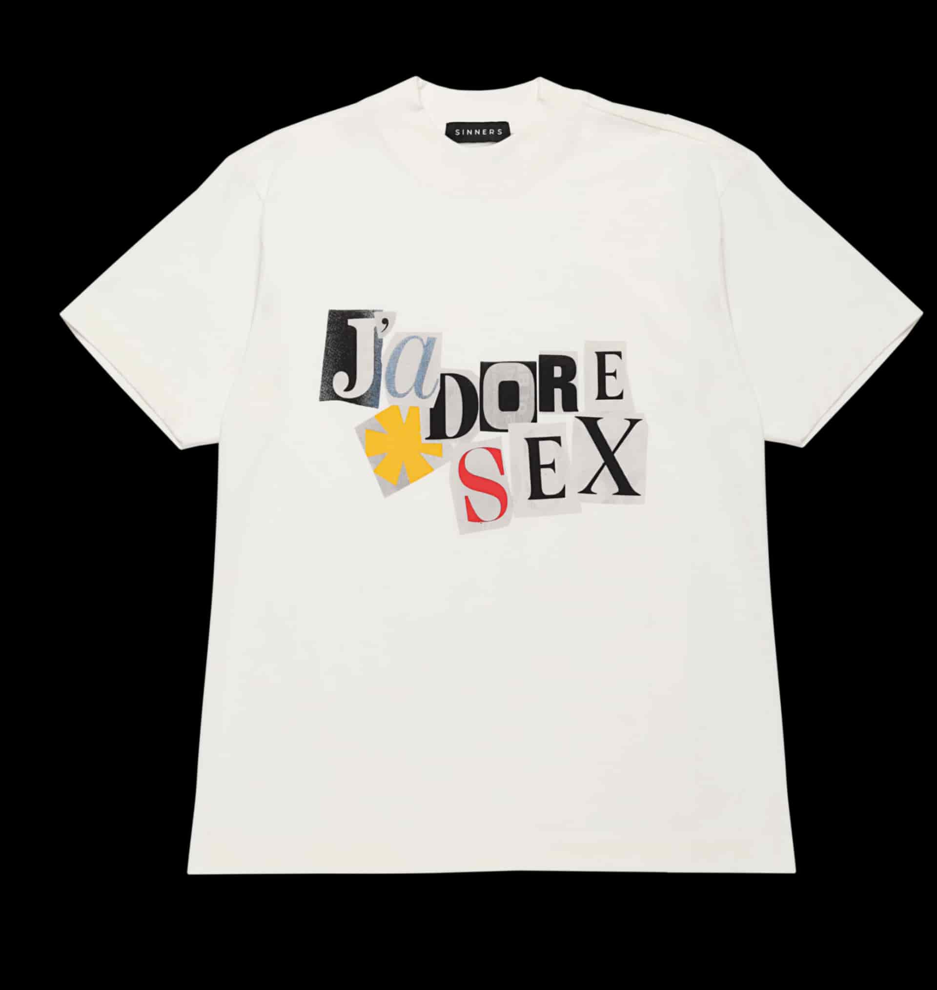 J'ADORE SEX CREME T-SHIRT - miniatura 1