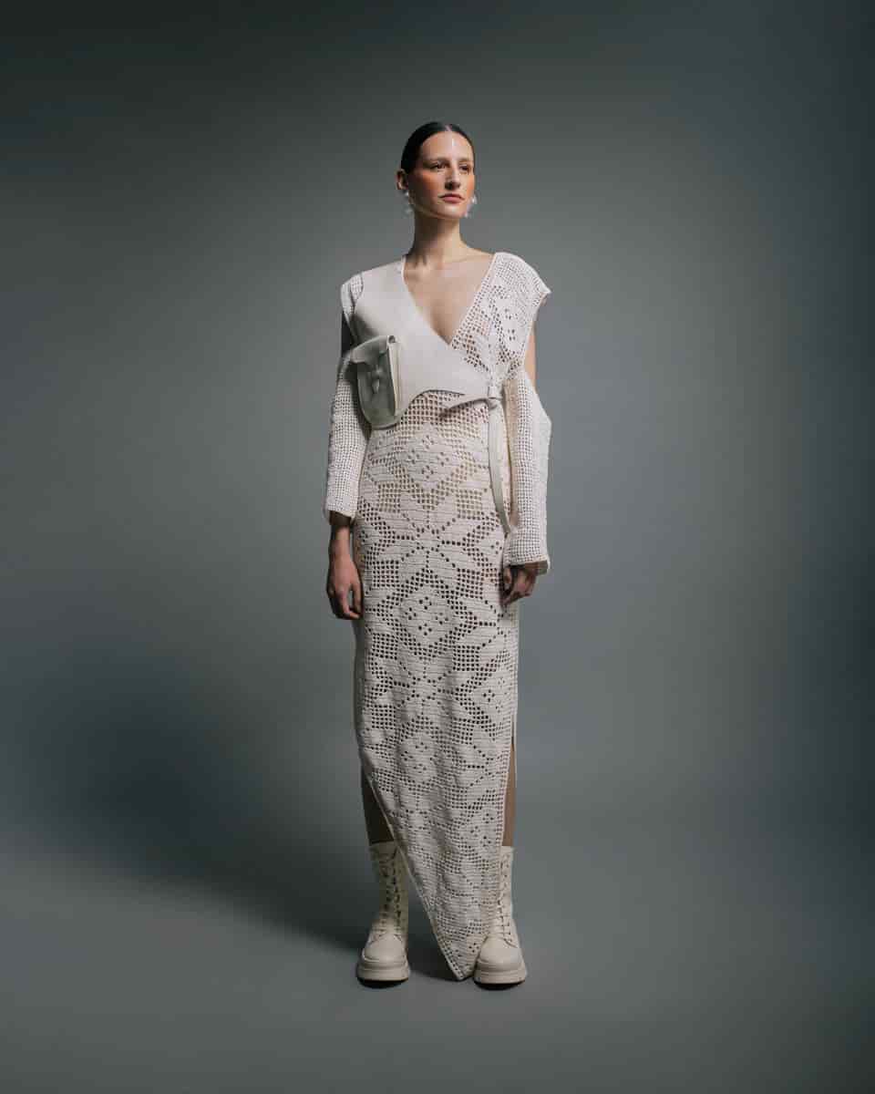 FDV DIAMOND CROCHET DRESS - miniatura 2