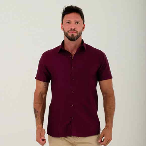 CAMISA MC 100% ALGODON TEXTURA HOMBRE - miniatura 2