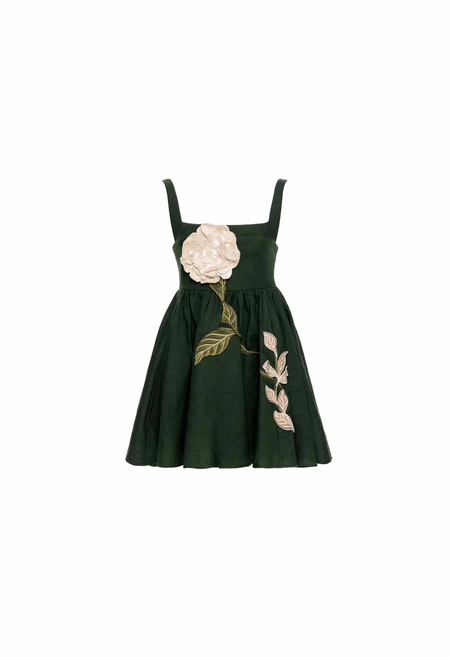 Hierbabuena Gardenia Mini Dress - miniatura 6