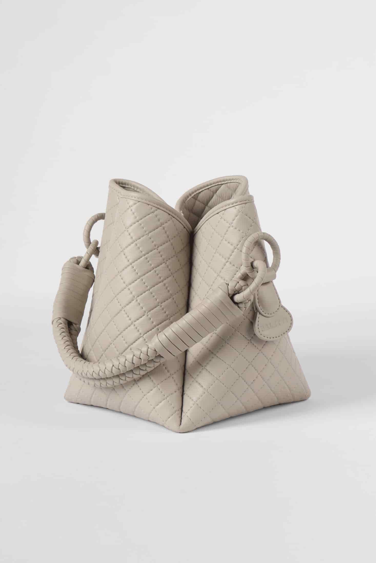 Tulip Bucket Bag, Off-white. - miniatura 3