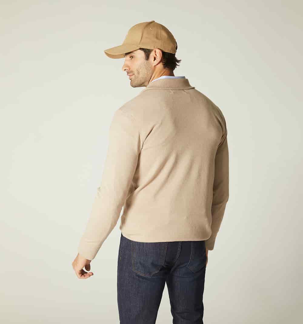 Buzo para hombre con placa cuello alto con cierre - miniatura 12