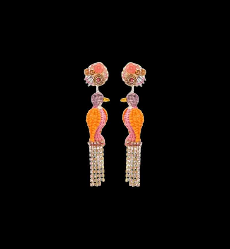 Aretes Loro Real - miniatura 1