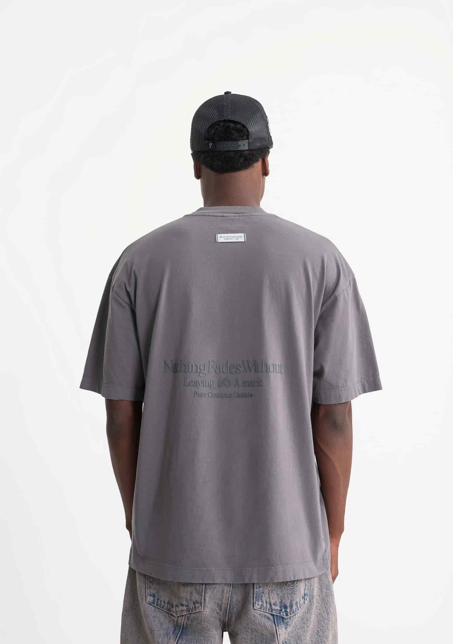 Rustic dark grey t-shirt - miniatura 3