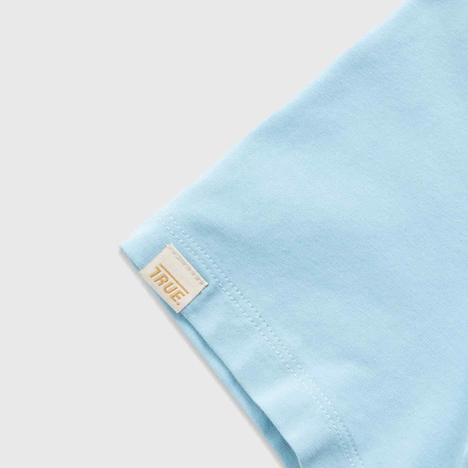 Pastel Fitted Tee - Baby Blue - miniatura 6