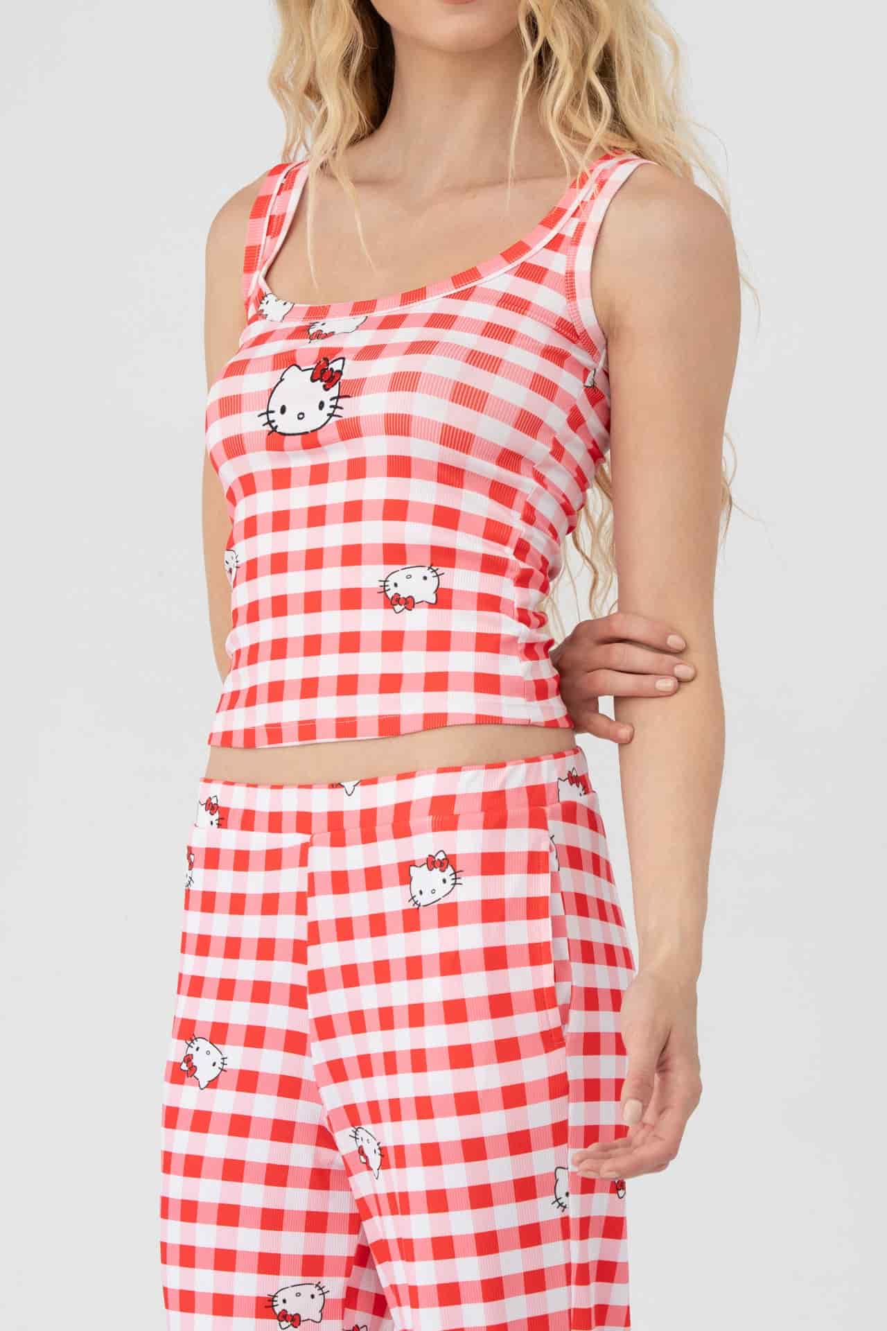 Set pantalon Los Angeles rojo - miniatura 2