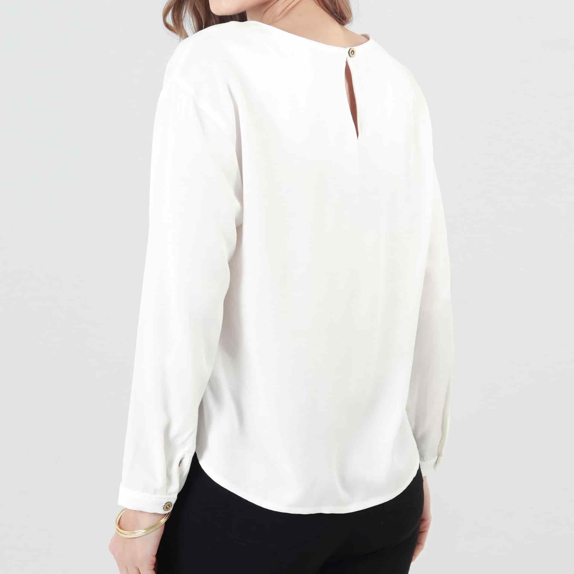 Blusa Cuello Redondo Manga Larga - miniatura 3