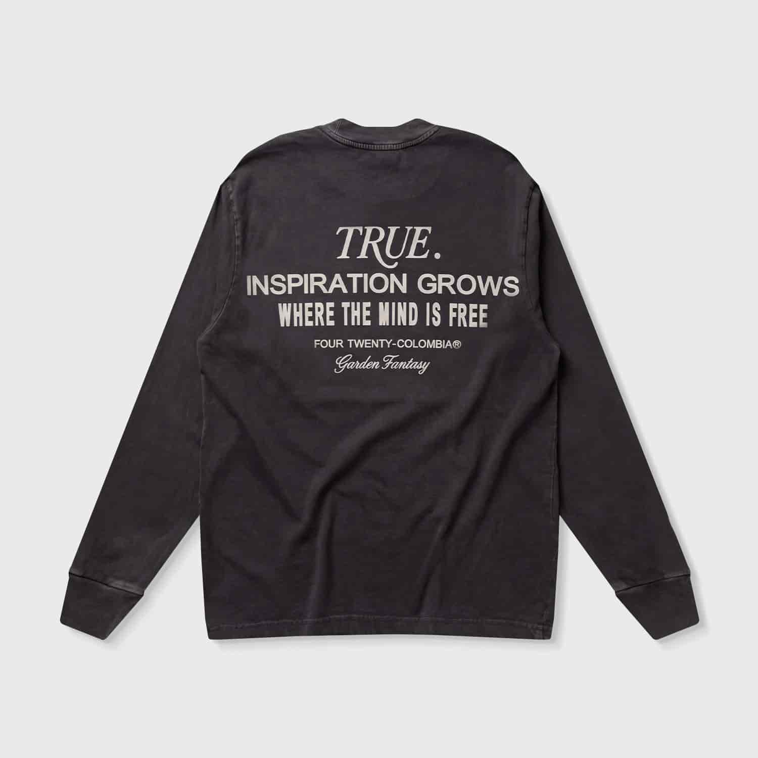 Garden LS T-Shirt - Black - miniatura 1