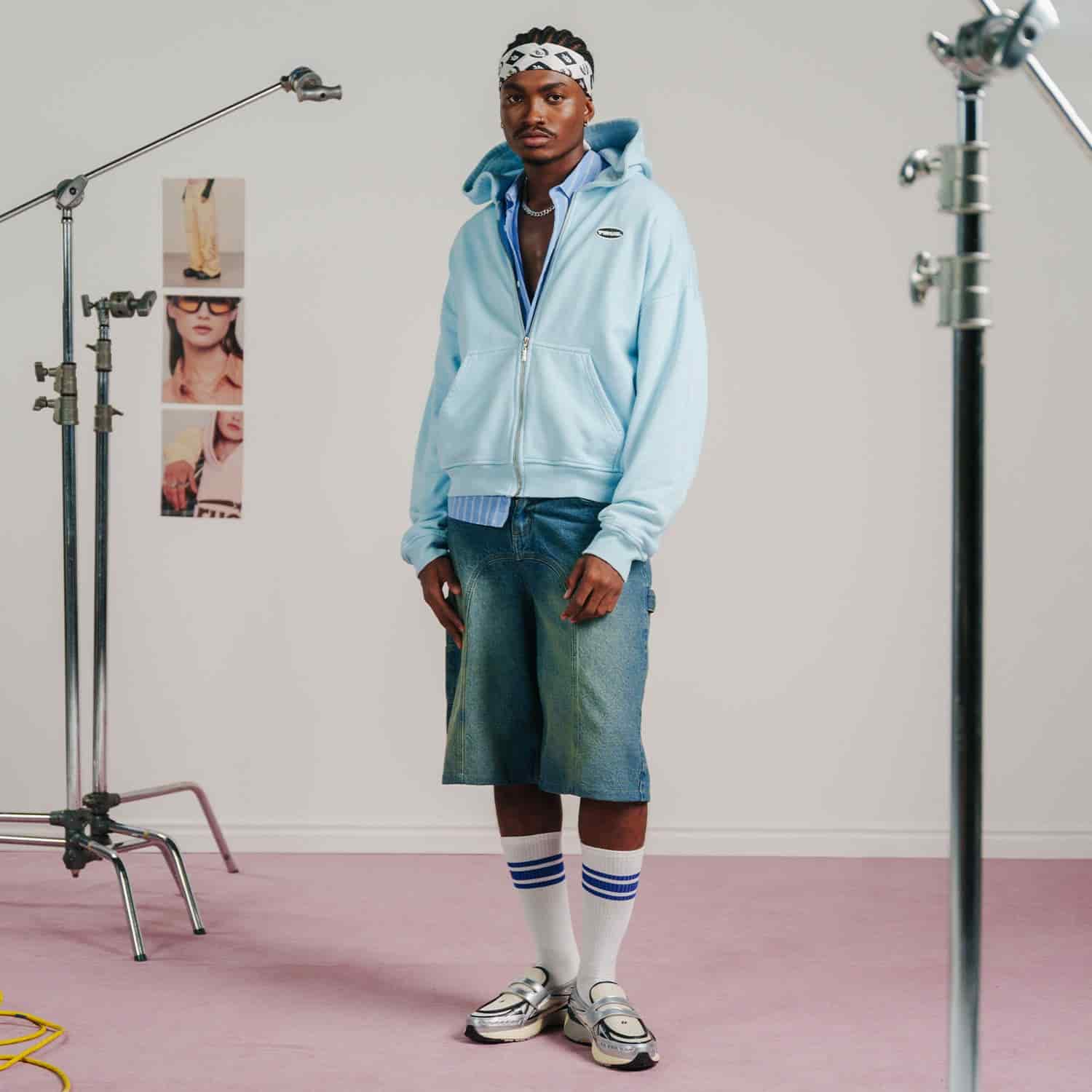 Moonlight Hoodie - Pastel Blue - miniatura 11