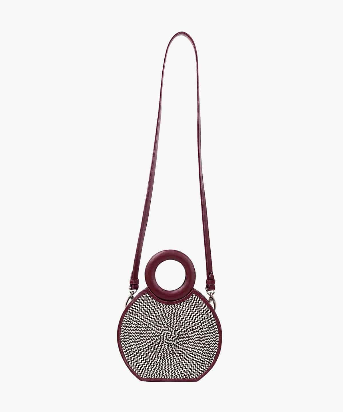 Zenú in Raffia and Leather - miniatura 2