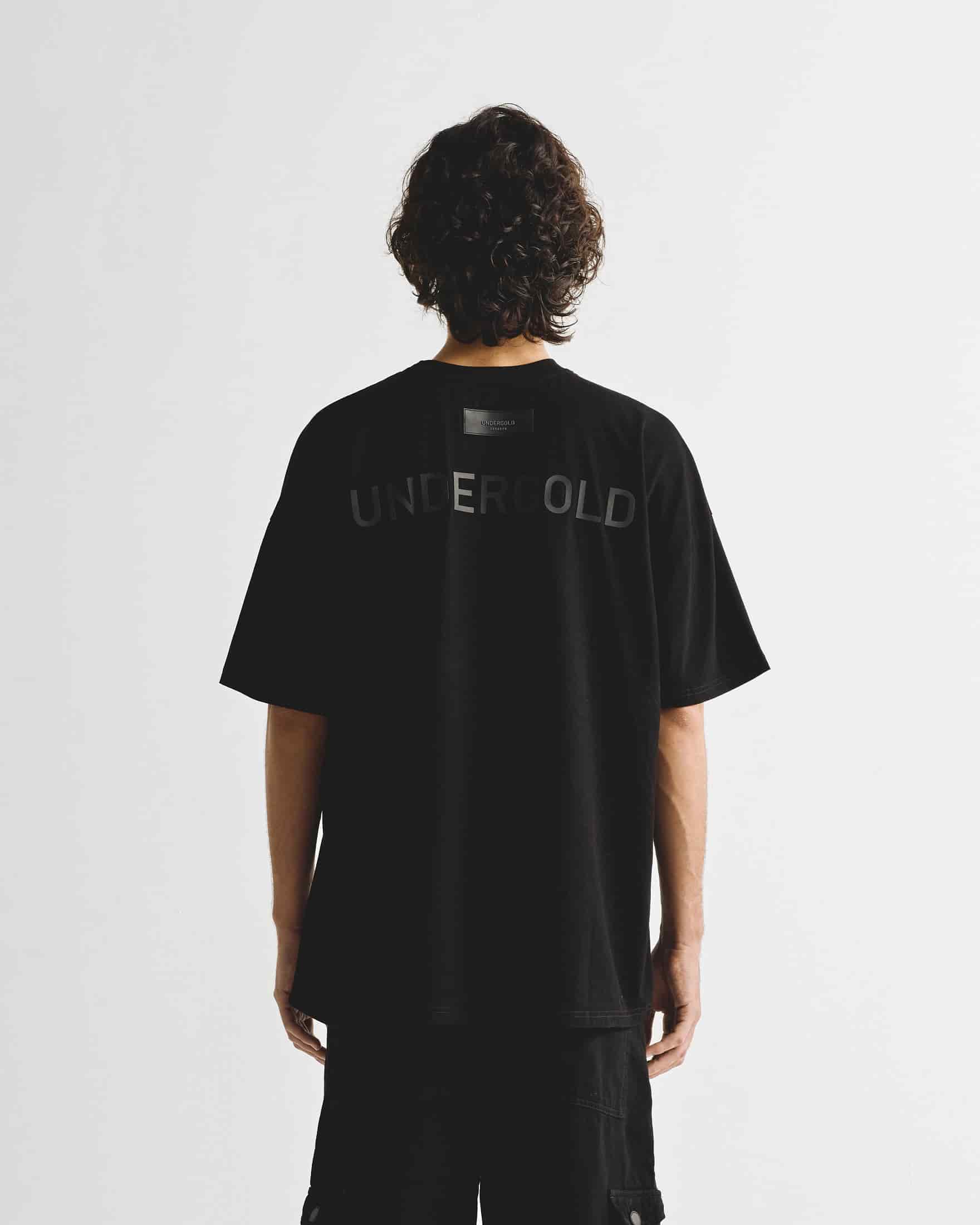 Line Logo Tshirt  Black - miniatura 7
