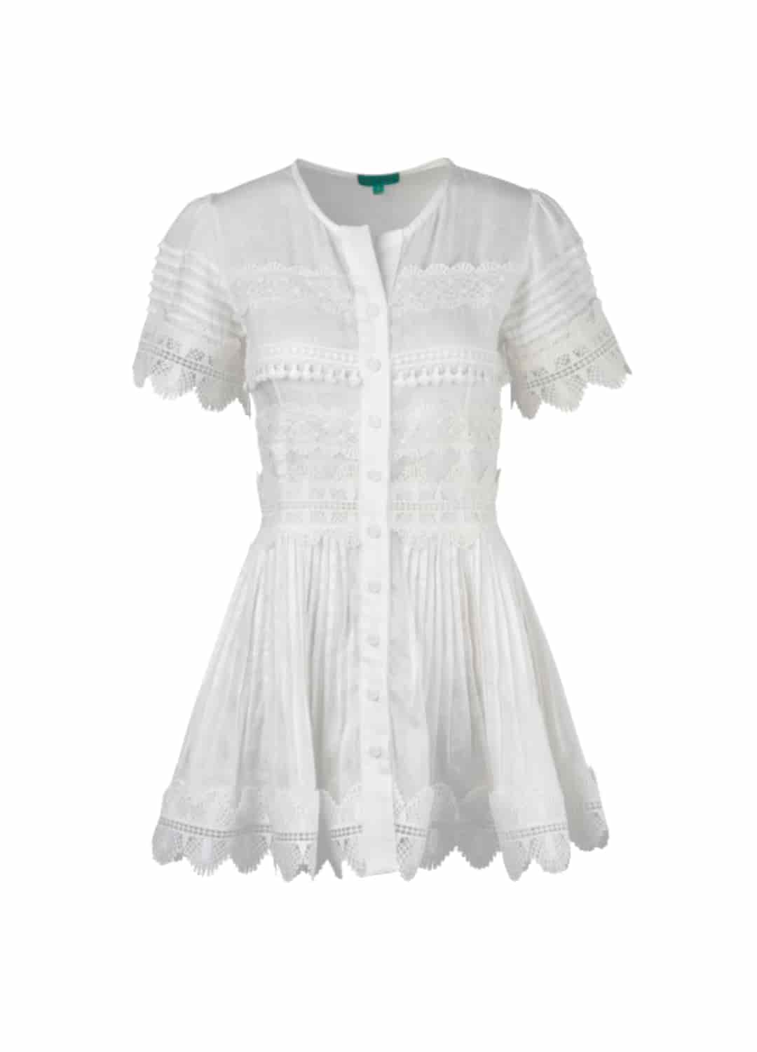 VIOLETTA DRESS WHITE - miniatura 2