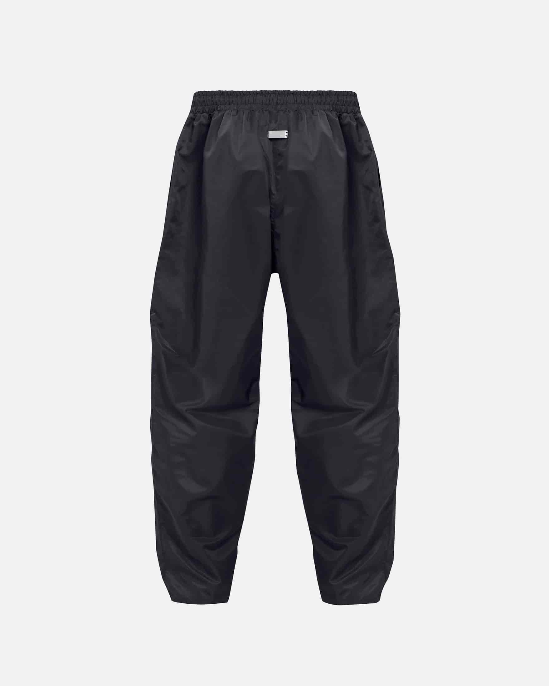 Basics Panelled Zip Up Cargo Pants Black - miniatura 3