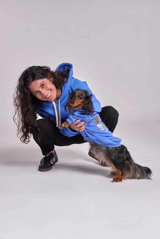 HOODIE AZUL UNISEX - miniatura 2
