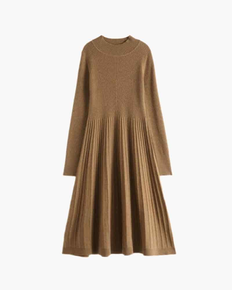 Pure Cashmere Flare Dress - miniatura 4