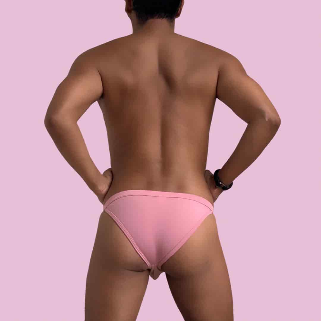 Santorini Bikini — Pink (Unlined) - miniatura 3