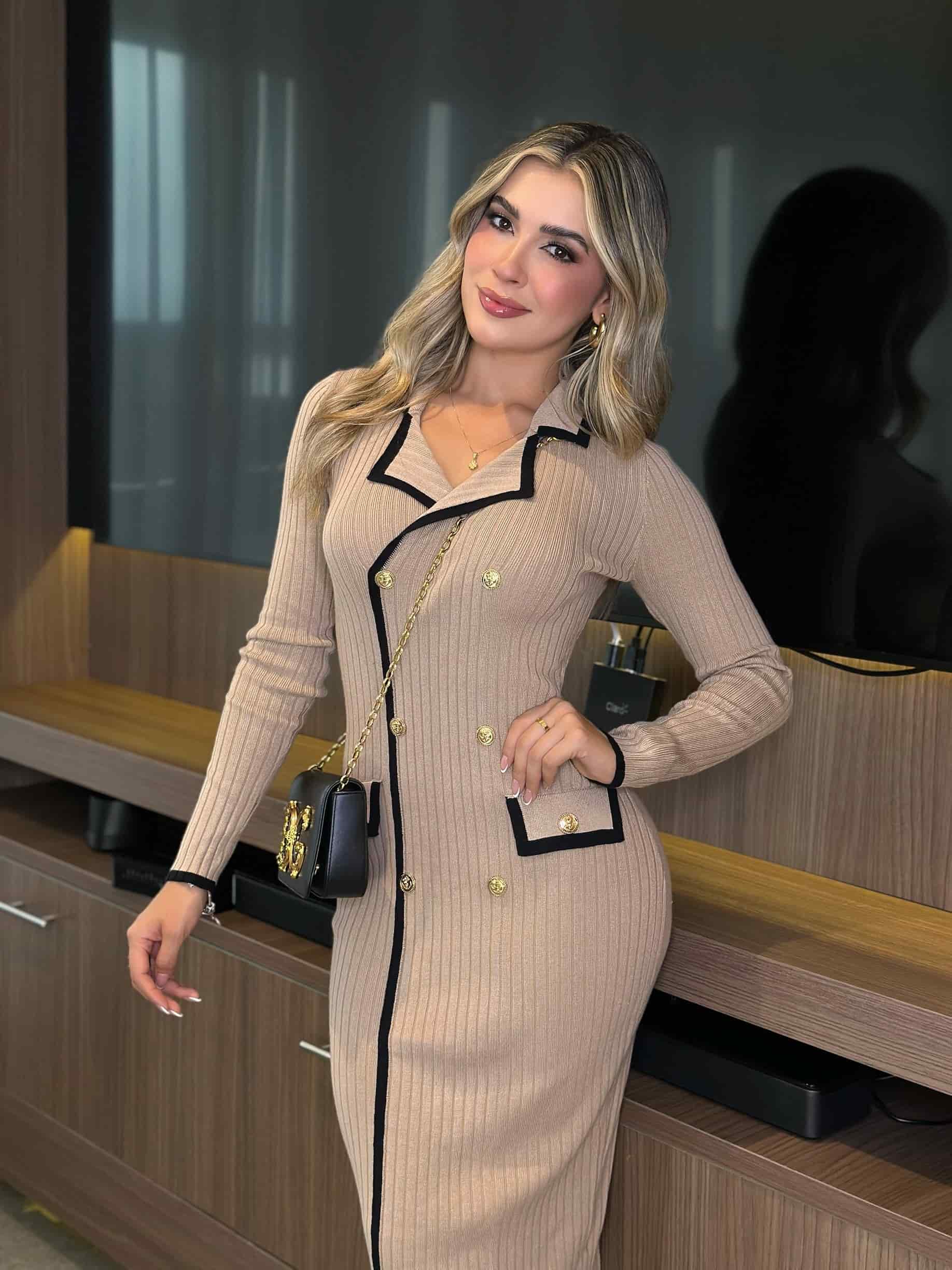 VESTIDO  LUCY MOCA - miniatura 2