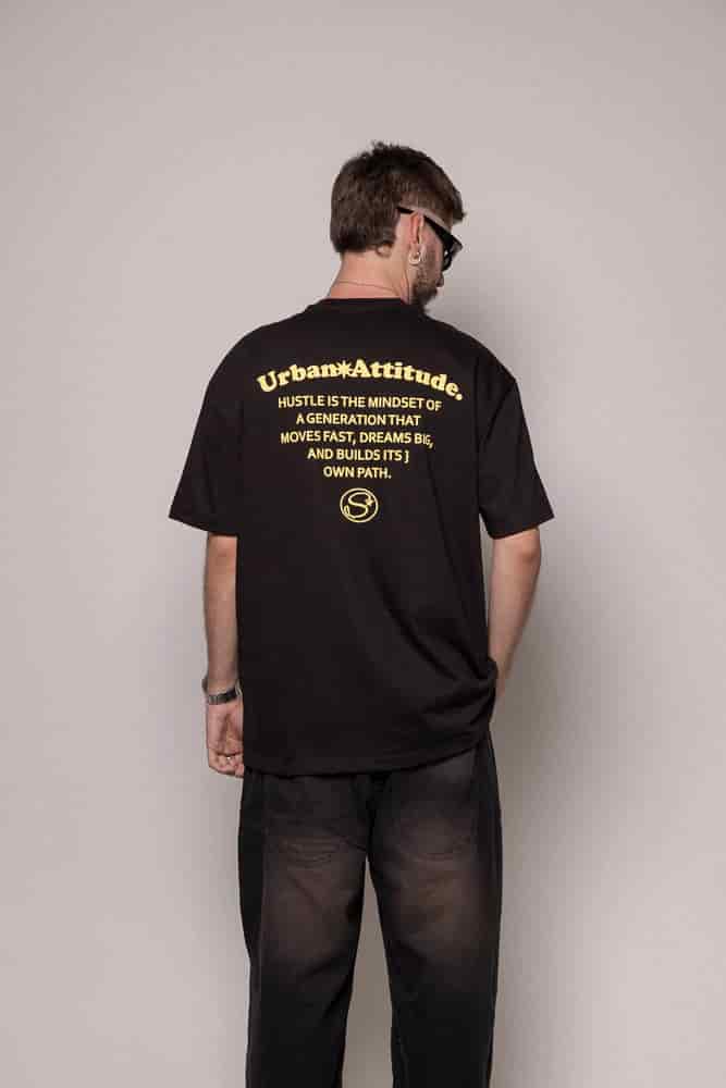 Camiseta Urban Attitude 87/27-Negra - miniatura 2