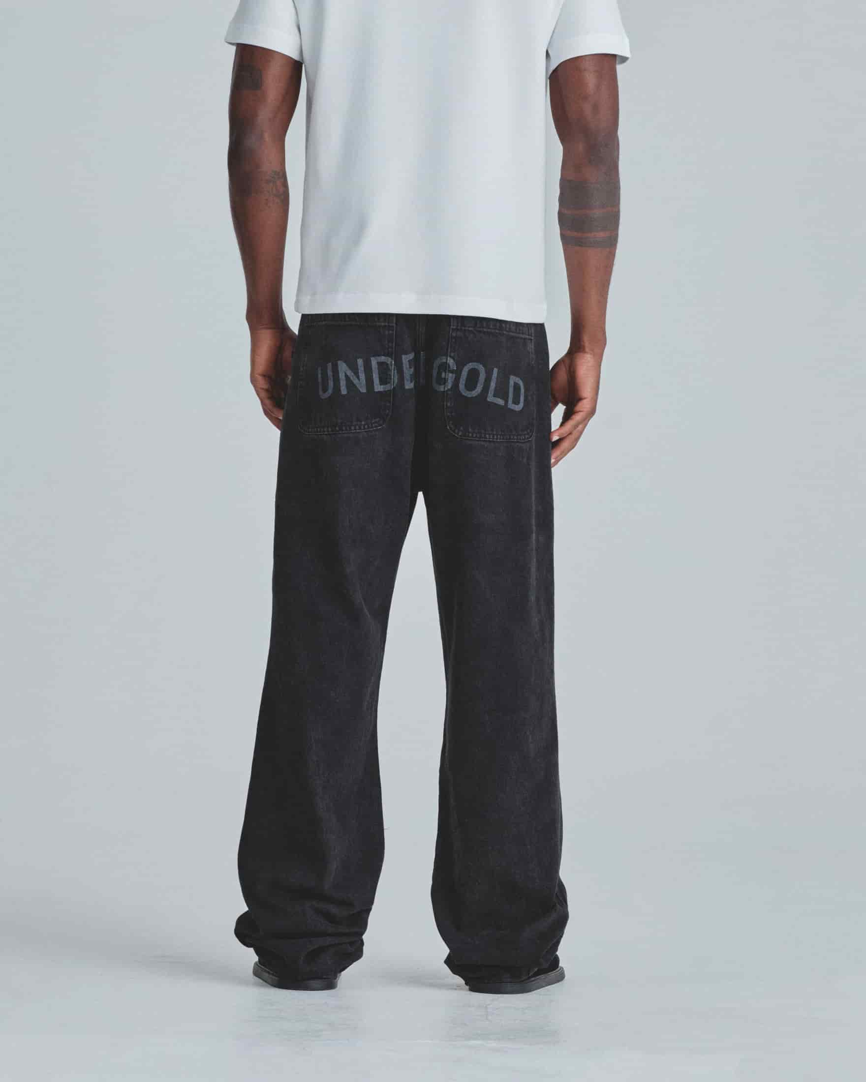 Line Basic Slim Fit Ripped Jeans Washed Black - miniatura 7