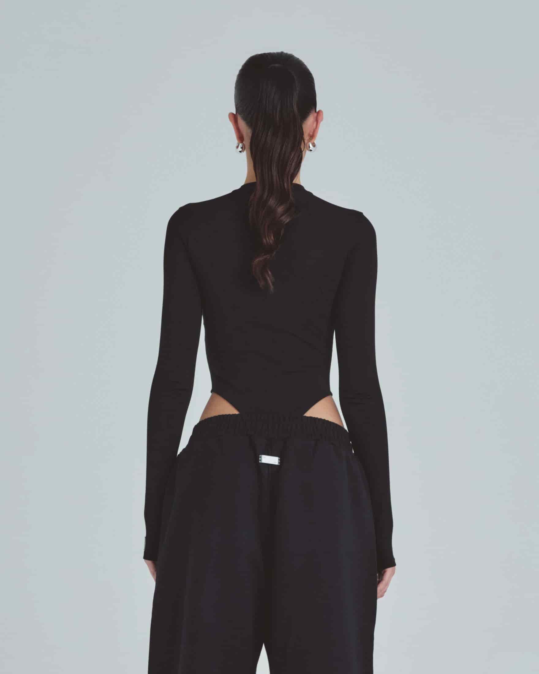 Line Undergold Studio Turtleneck Bodysuit Black - miniatura 7