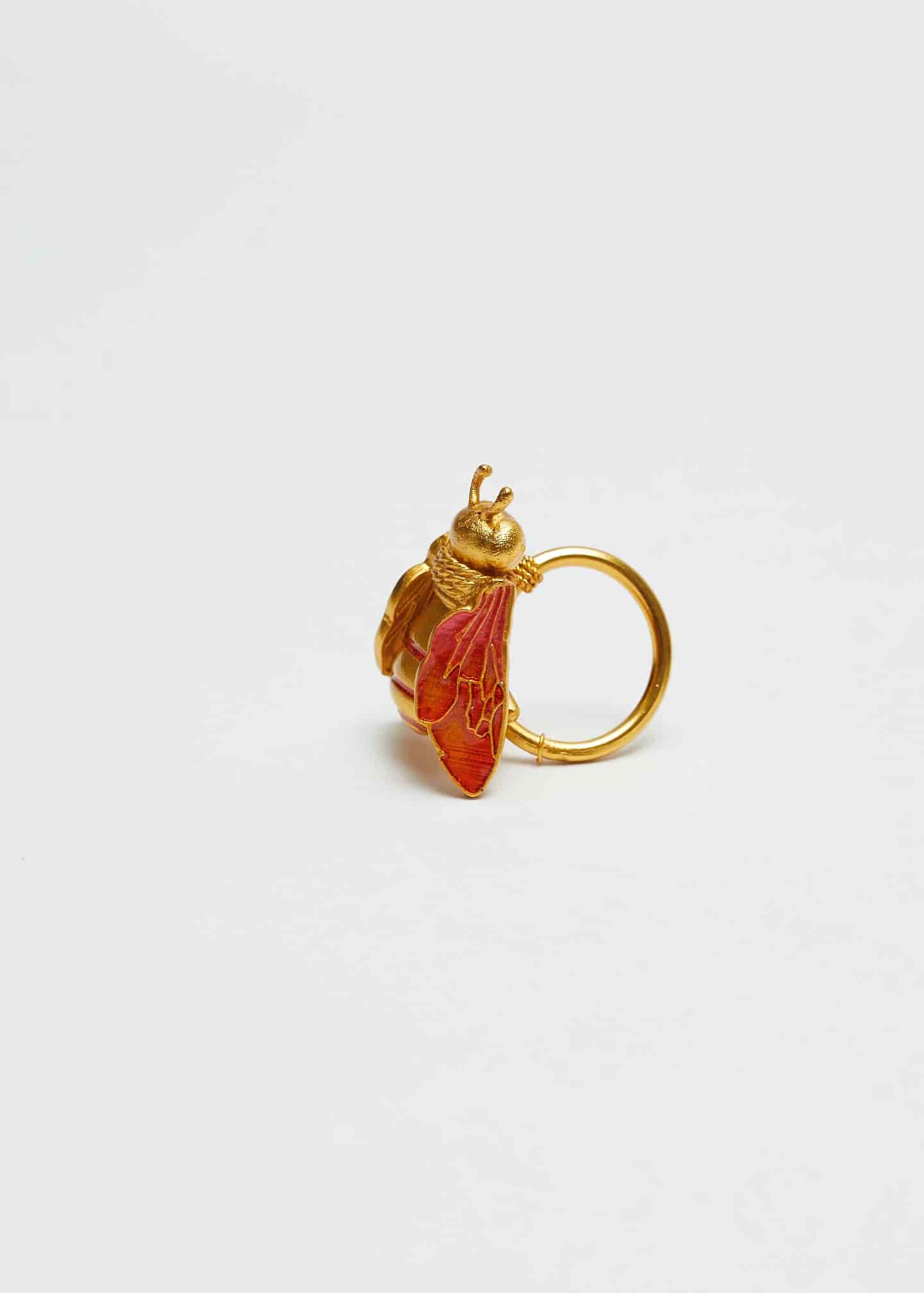 Anillo The Queen Bee Naranja - miniatura 1