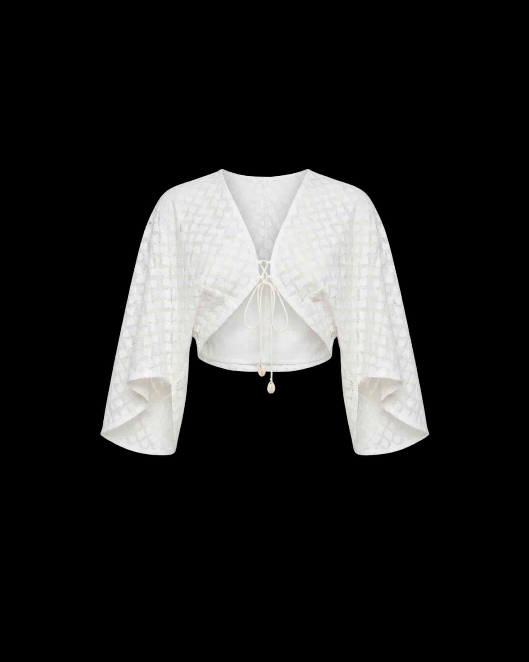 ELIF TOP WHITE - miniatura 1