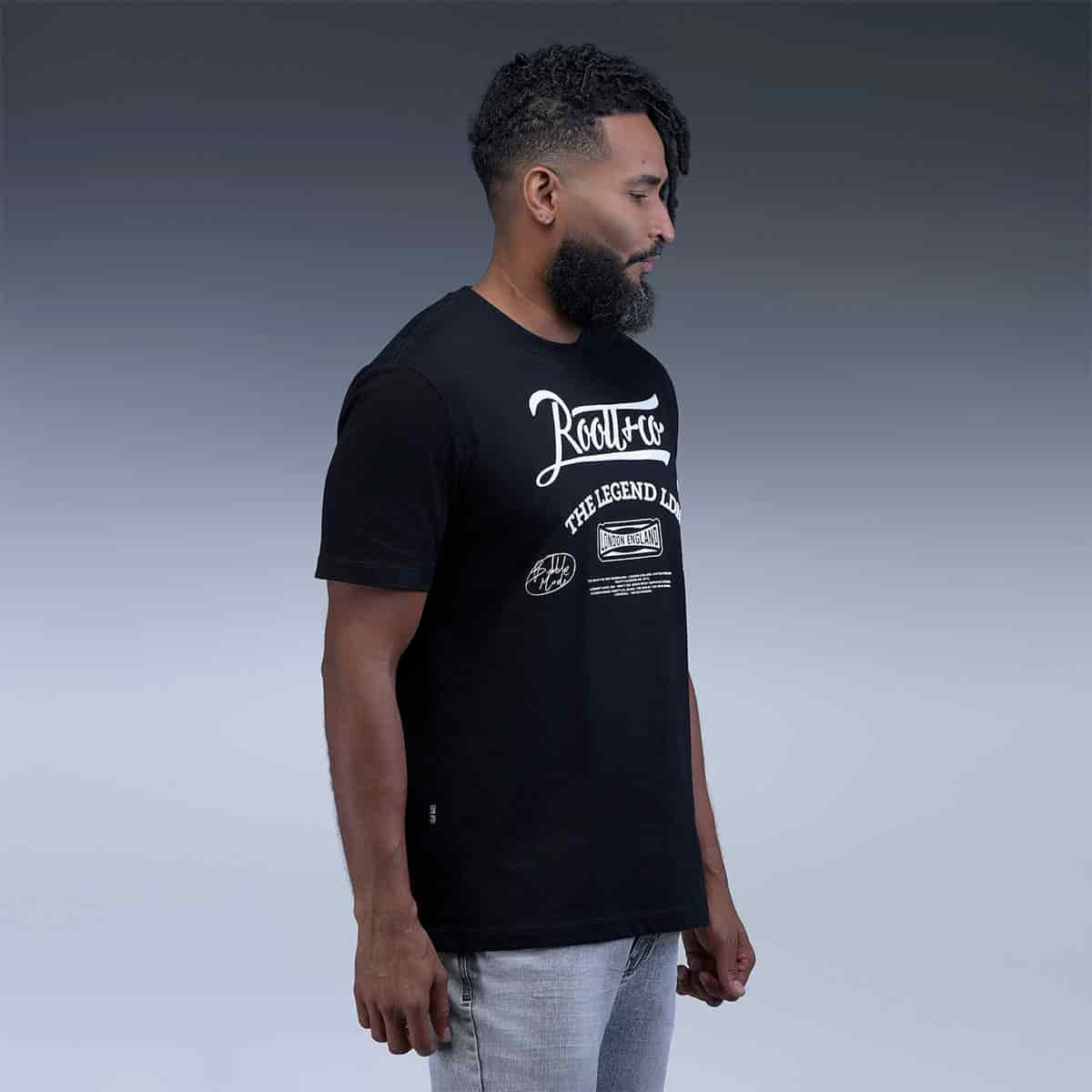 Camiseta Regular Negra - miniatura 3