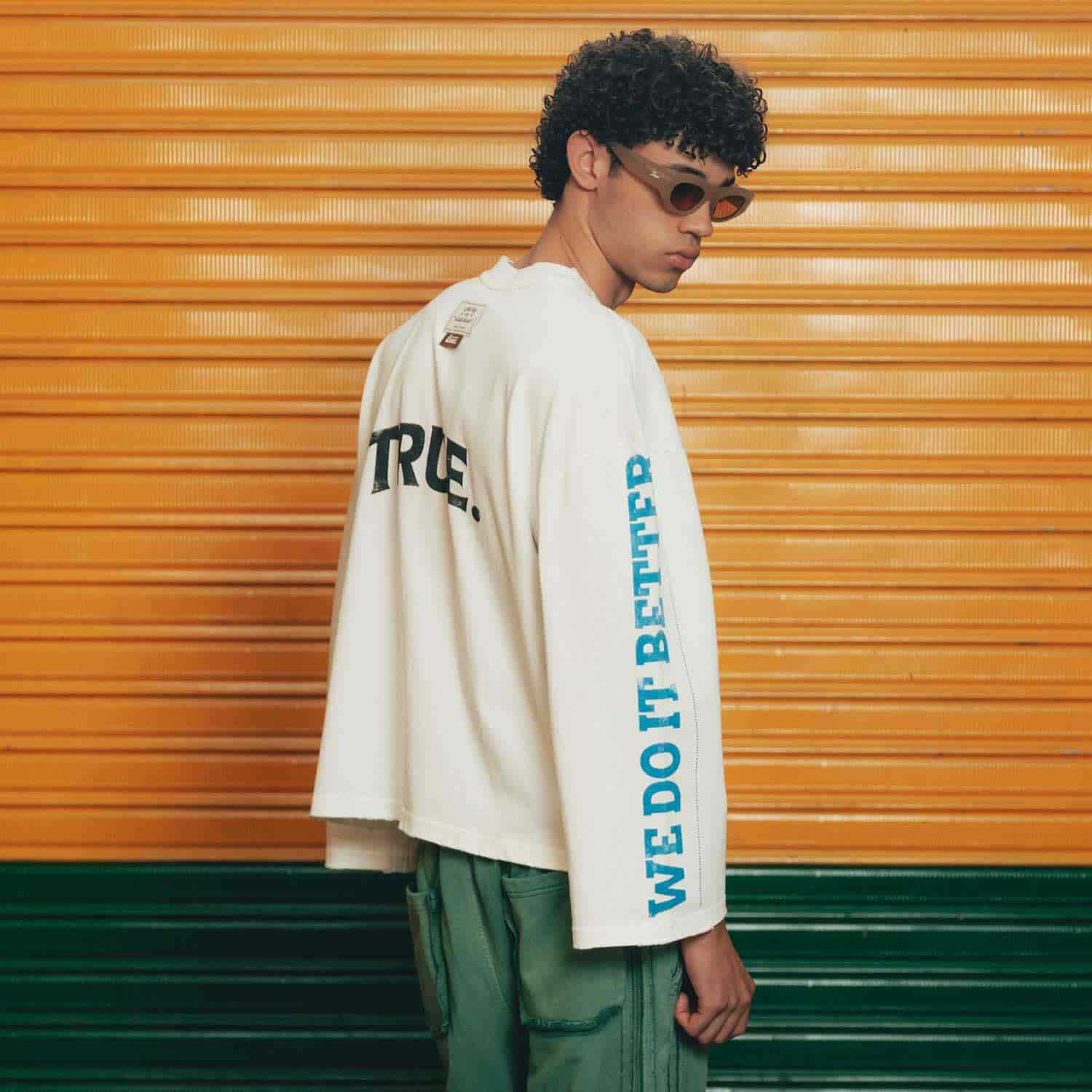 Latinos Wide Sleeve LS - Cream - miniatura 5